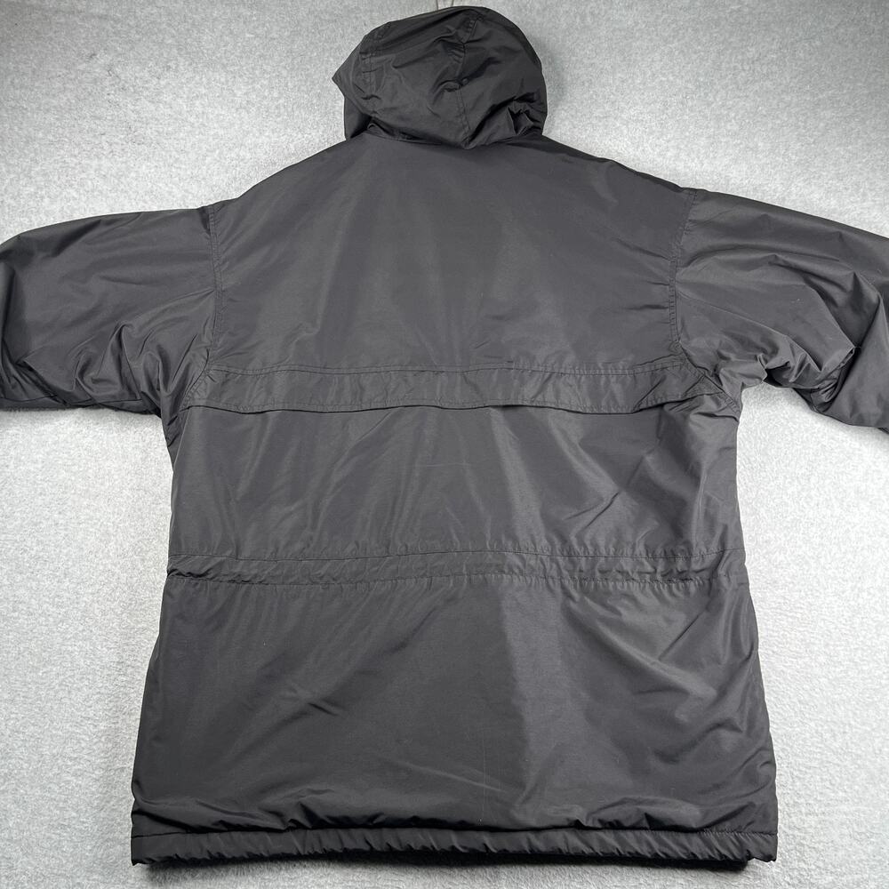 Vintage Columbia Winter Fleece Lined Jacket Mens Large Black Hooded Pockets VTG - Picture 11 of 16